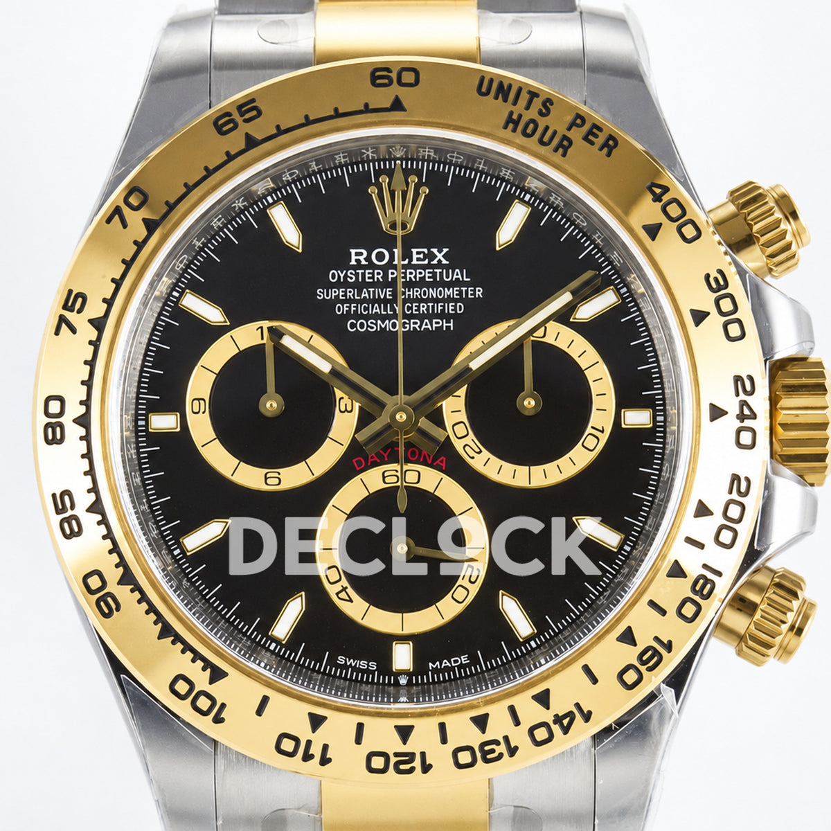 Rolex Daytona 126503 Clean Black Dial on SS/YG Bracelet Super Clone DD4131