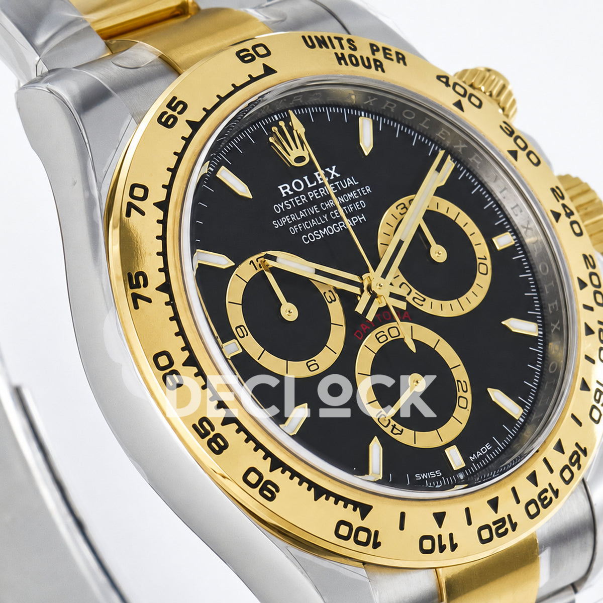 Rolex Daytona 126503 Clean Black Dial on SS/YG Bracelet Super Clone DD4131
