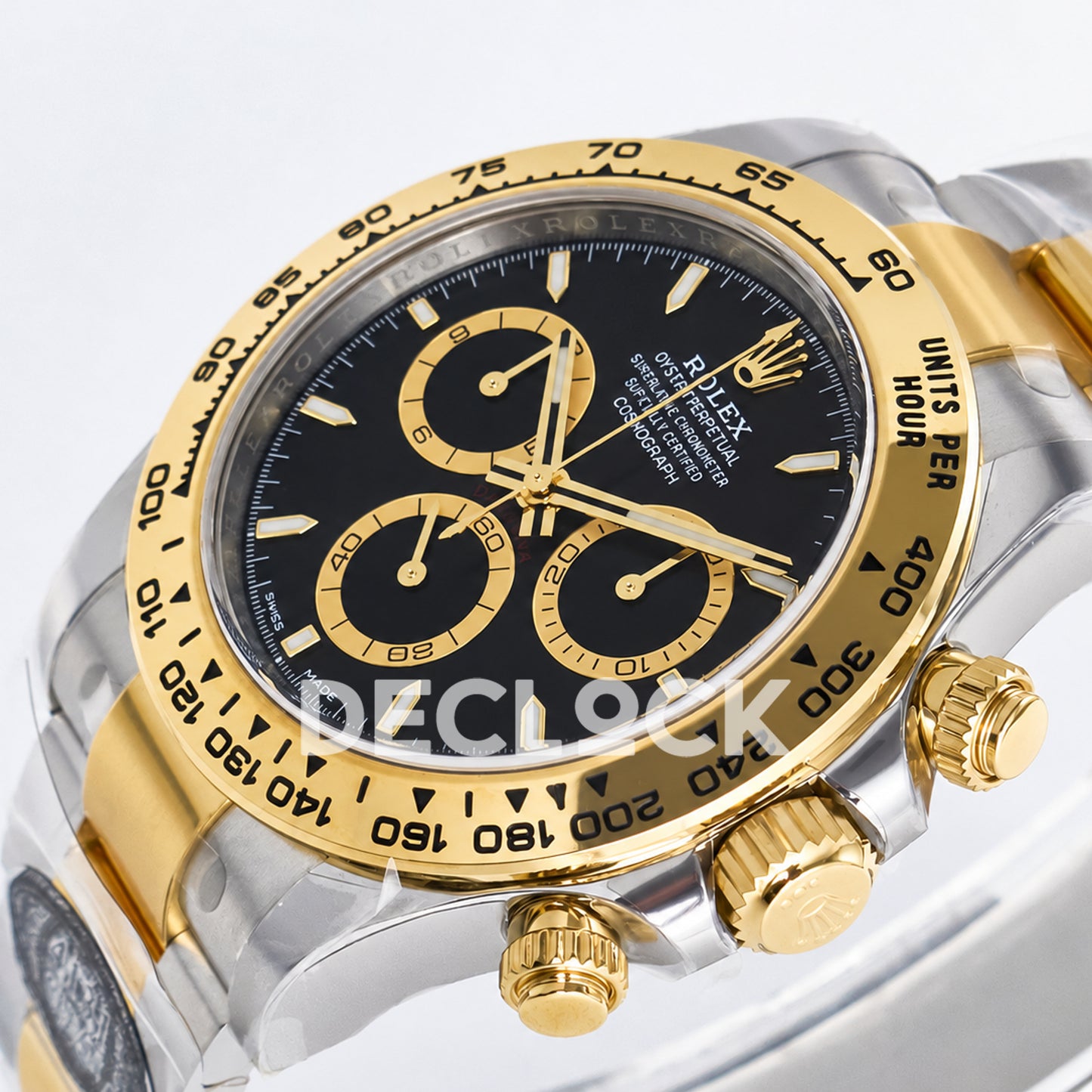 Rolex Daytona 126503 Clean Black Dial on SS/YG Bracelet Super Clone DD4131