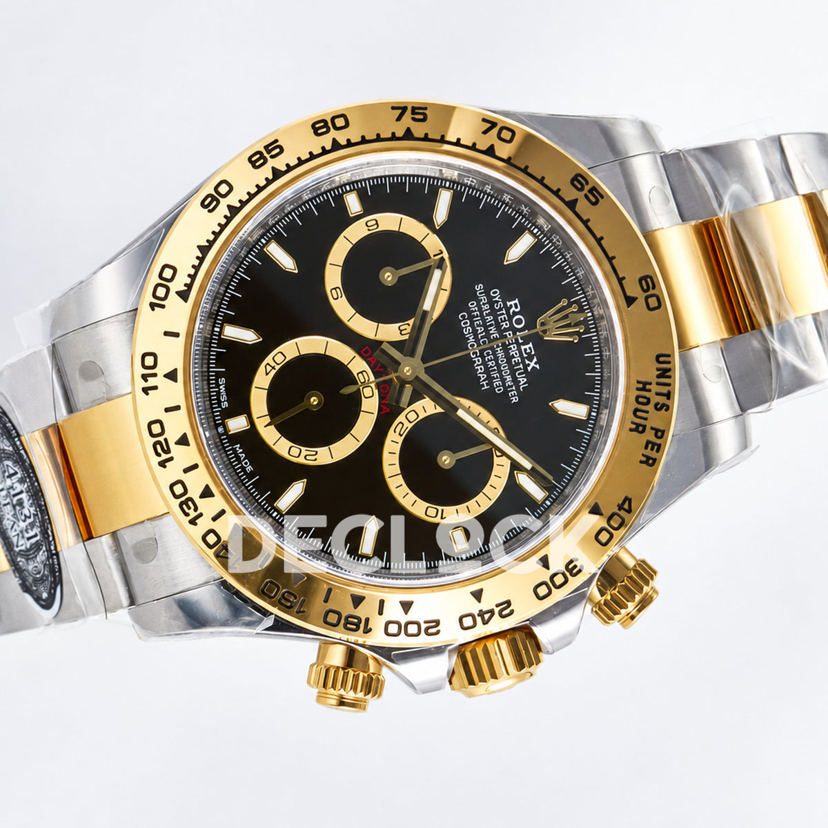 Rolex Daytona 126503 Clean Black Dial on SS/YG Bracelet Super Clone DD4131