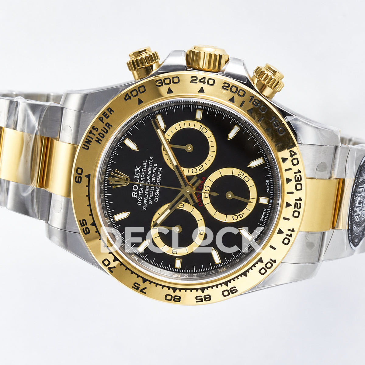 Rolex Daytona 126503 Clean Black Dial on SS/YG Bracelet Super Clone DD4131