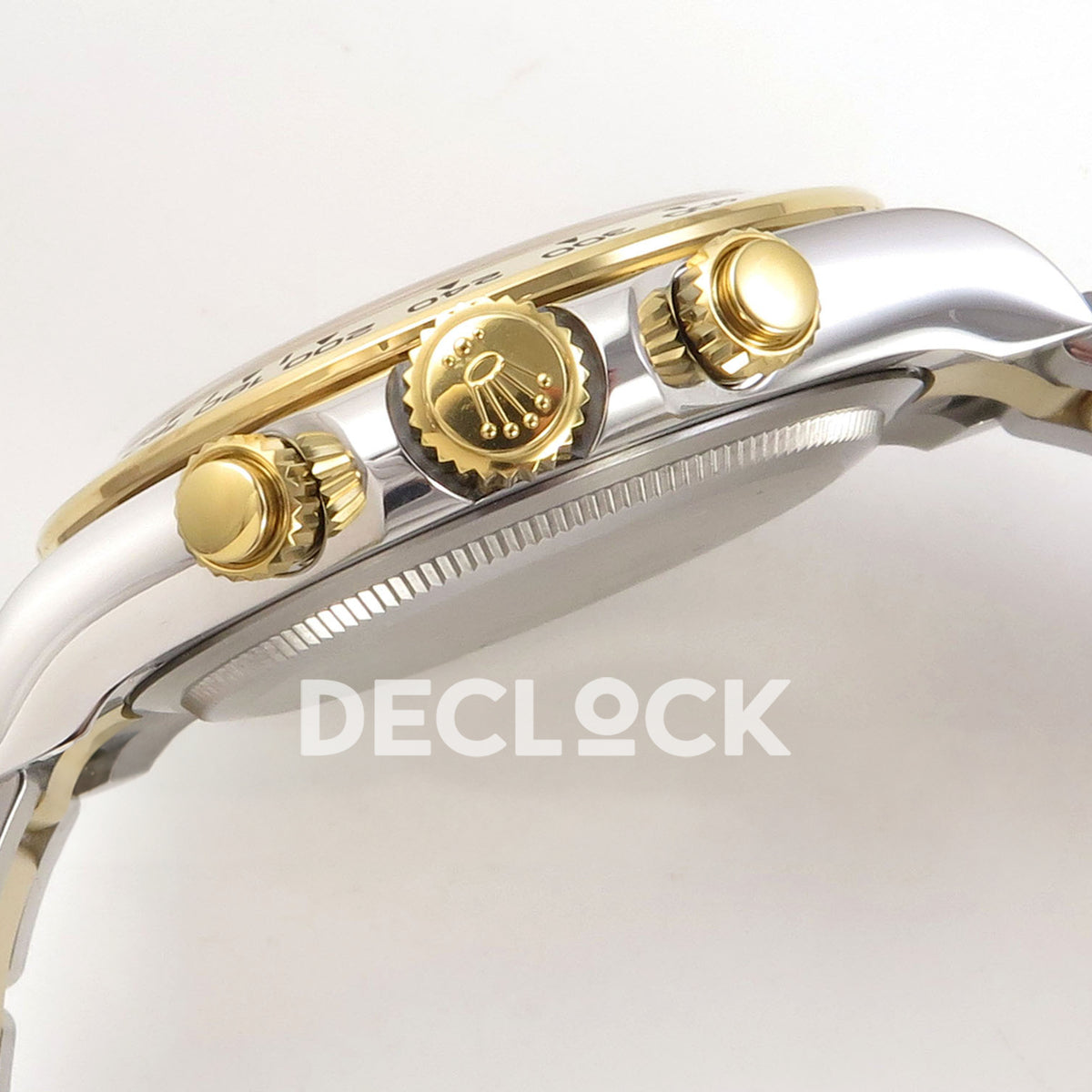Rolex Daytona 126503 WF replica, crown and chronograph pushers