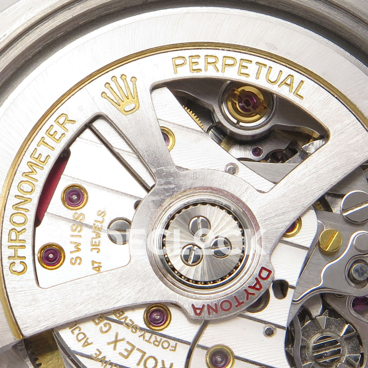 Rolex Daytona 126503 WF replica, rotor and jewel detail