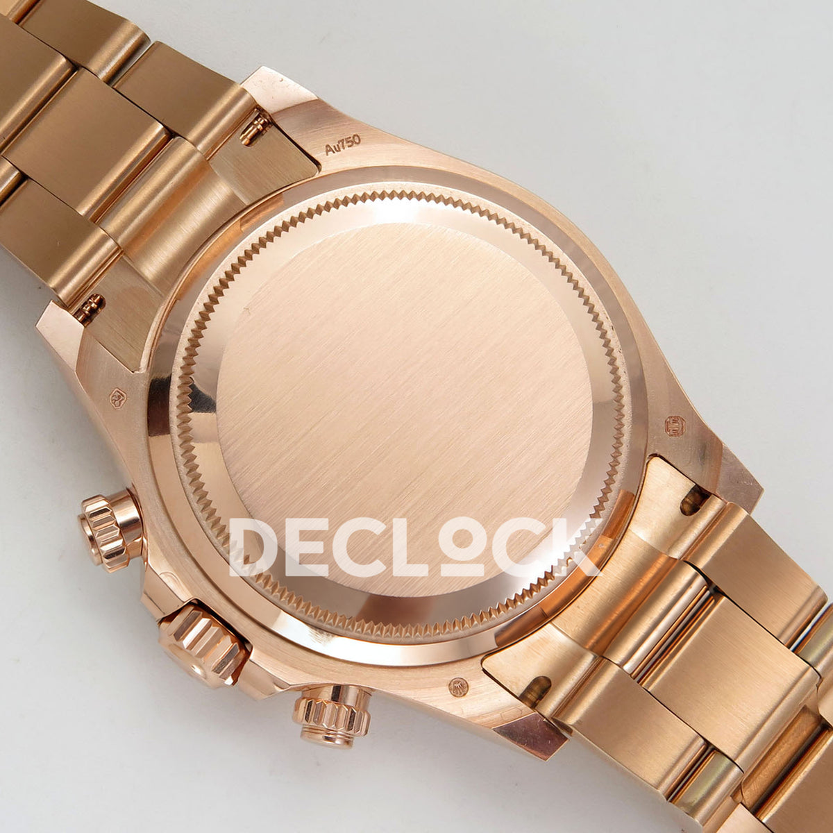 Rolex Daytona 126505 BTF replica - brushed closed caseback and bracelet joints
