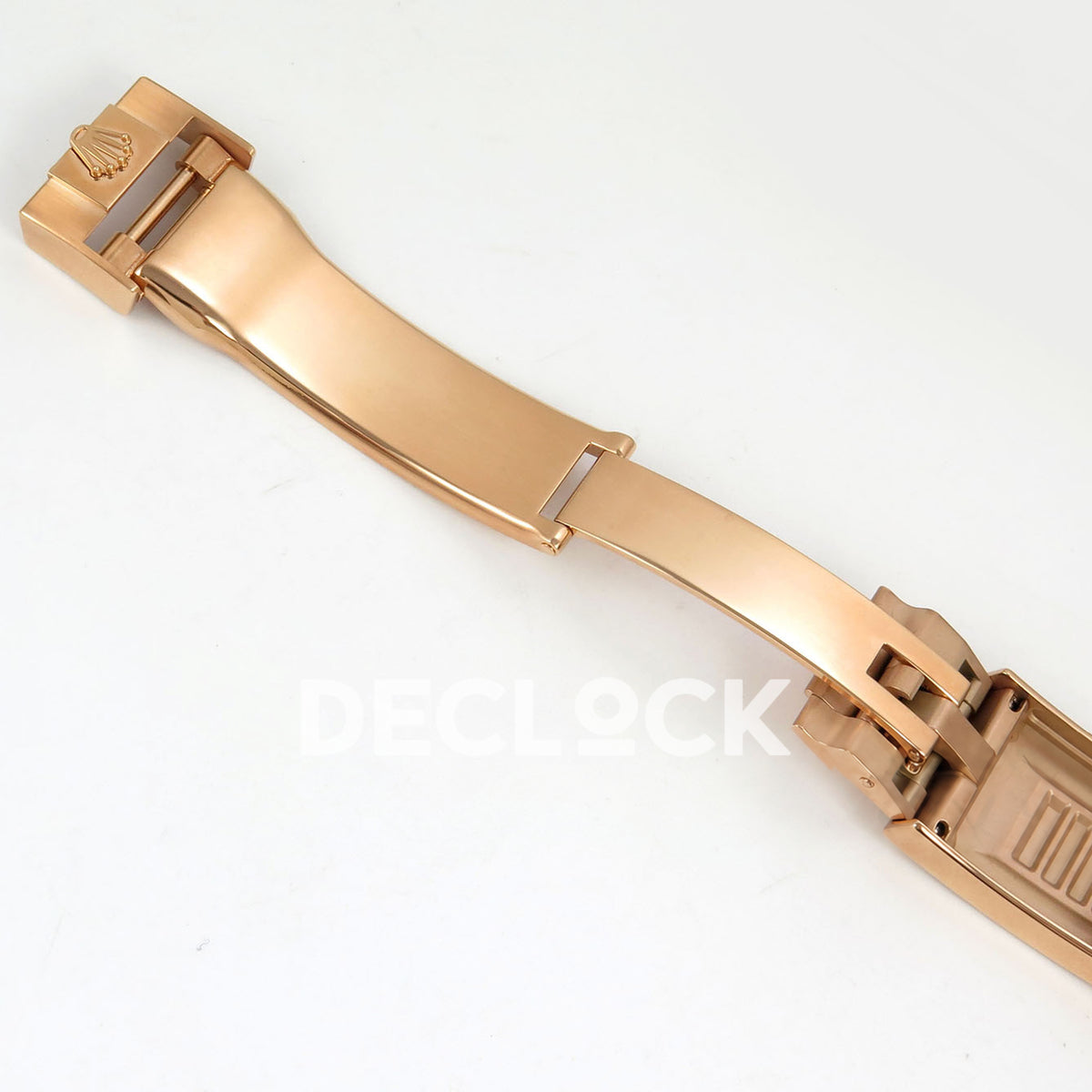Rolex Daytona 126505 BTF replica - open folding-clasp mechanism and adjustment detail