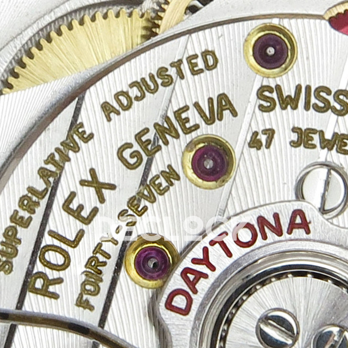 Rolex Daytona 126505 BTF replica - original DD4131 automatic chronograph movement, silver rotor, jewels, screws and physical engravings