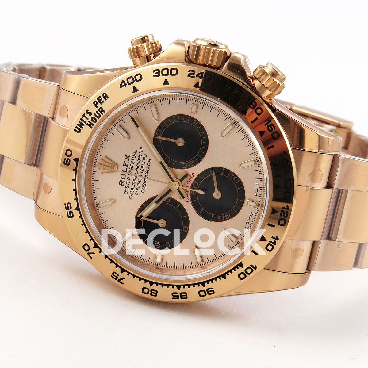 Rolex Daytona 126505 VSF replica - opposite horizontal front view