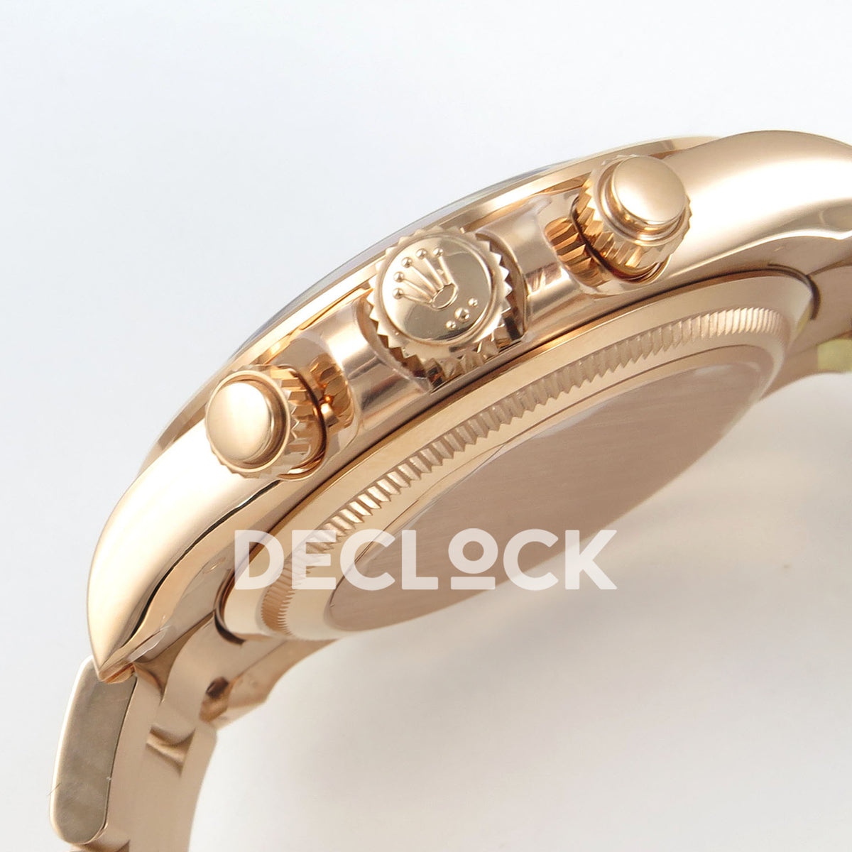 Rolex Daytona 126505 VSF replica - winding crown and chronograph pushers