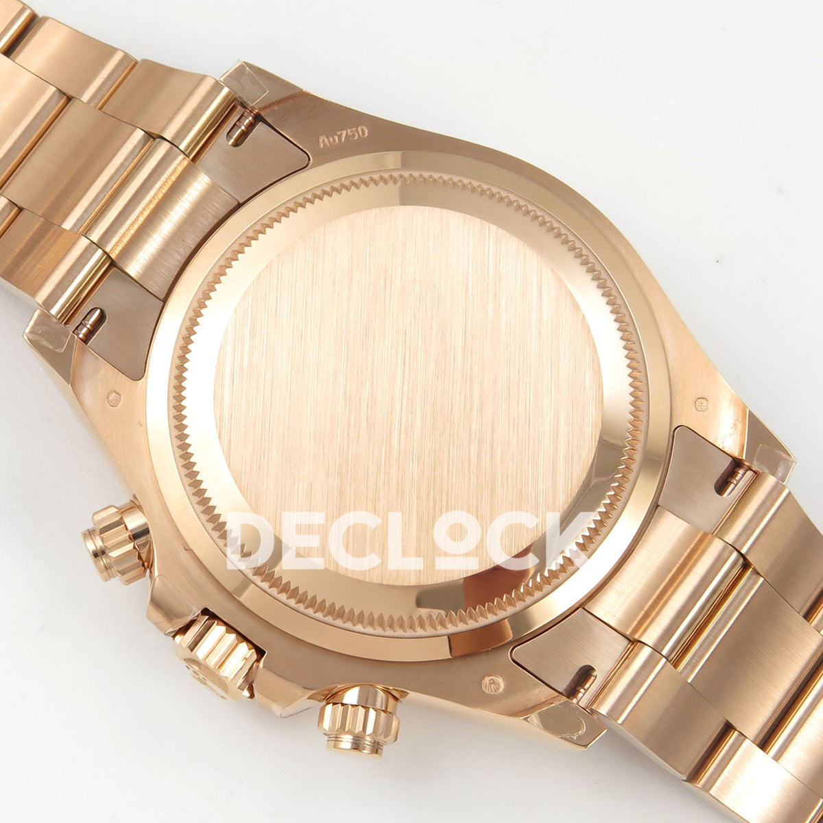 Rolex Daytona 126505 VSF replica - closed caseback and Oyster-style bracelet