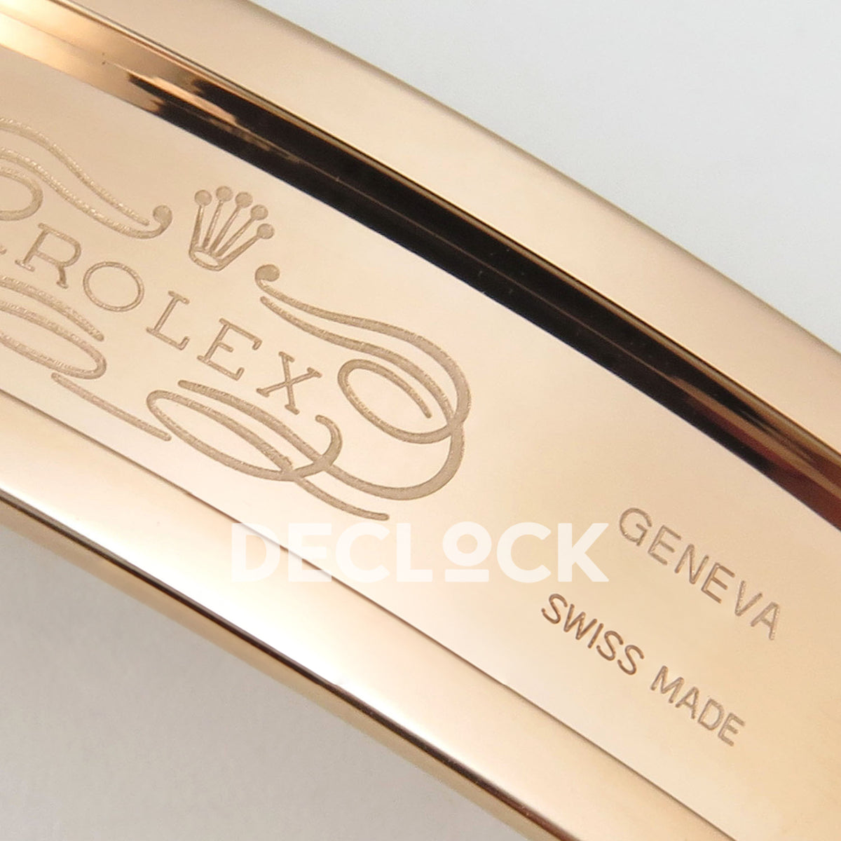 Rolex Daytona 126505 VSF replica - original Rolex Geneva Swiss Made clasp engraving