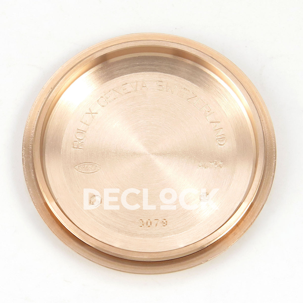 Rolex Daytona 126505 VSF replica - inside caseback and original engraving