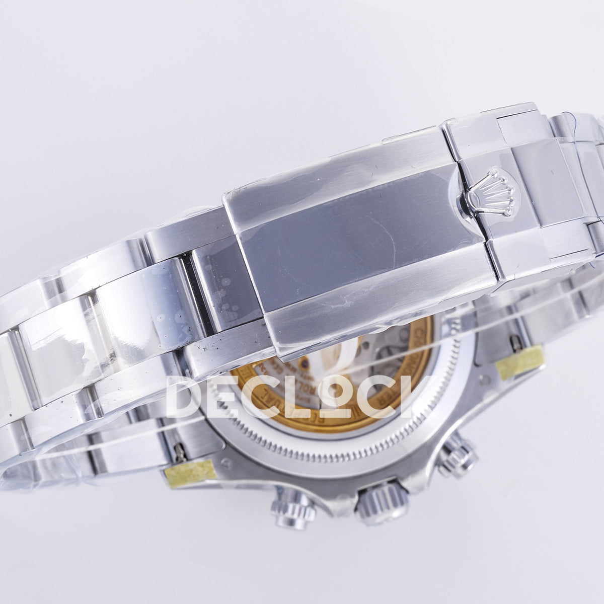 Rolex Daytona 126506 3BF replica - original automatic chronograph movement, gold rotor, screws, jewels and factory engravings