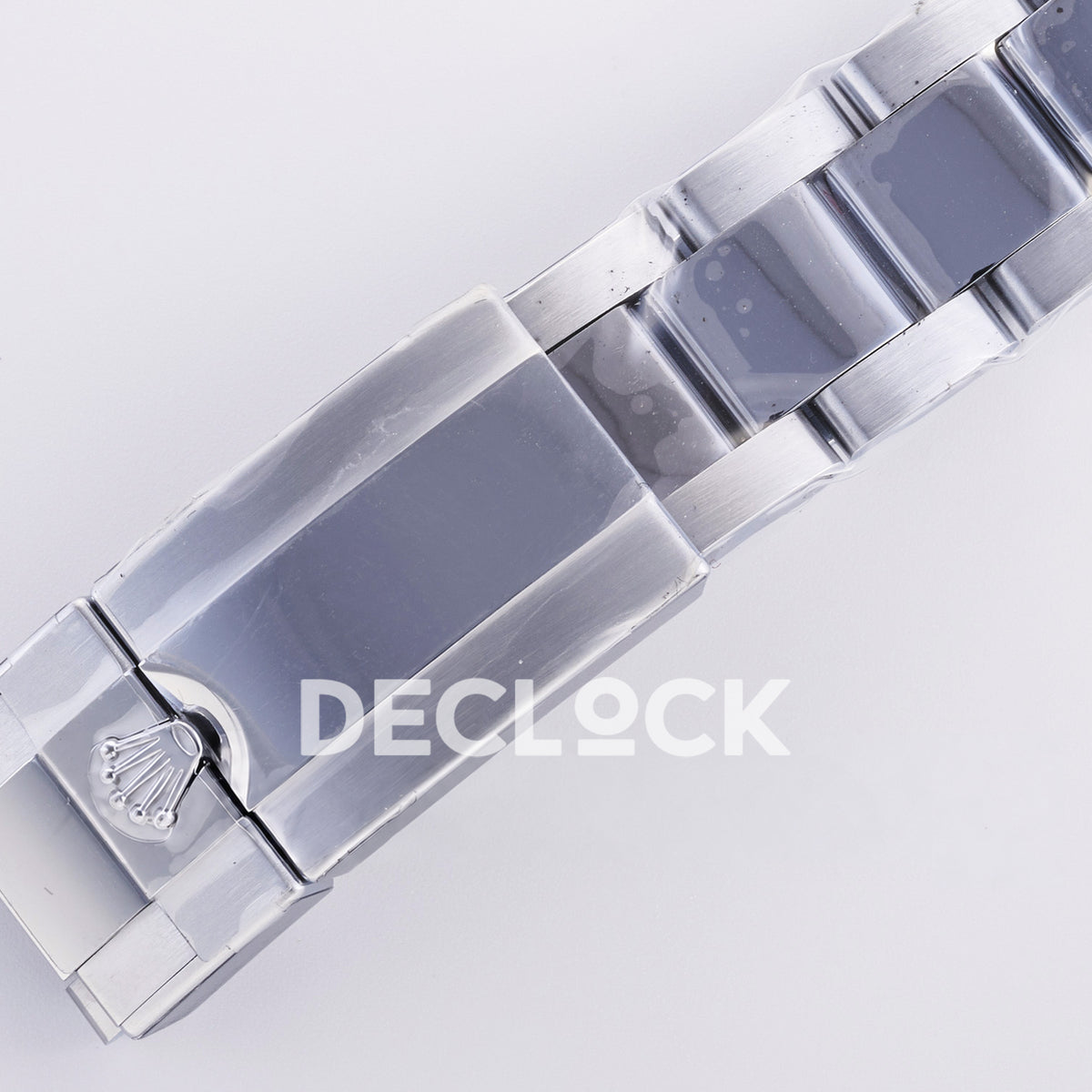 Rolex Daytona 126506 3BF replica - original steel bracelet and clasp with protective film