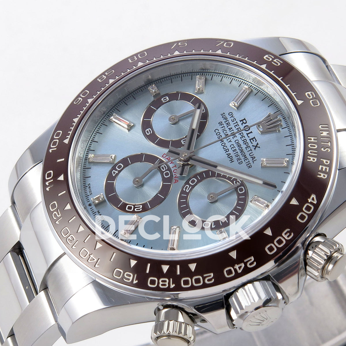Rolex Daytona 126506 BTF replica, dial inscription and subdial close-up