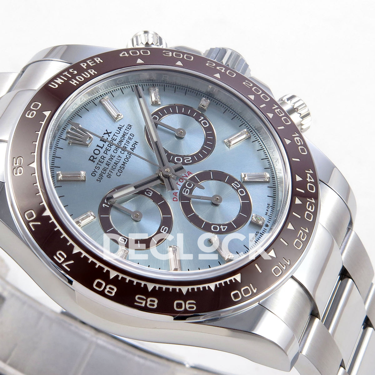 Rolex Daytona 126506 BTF replica, chronograph counter detail