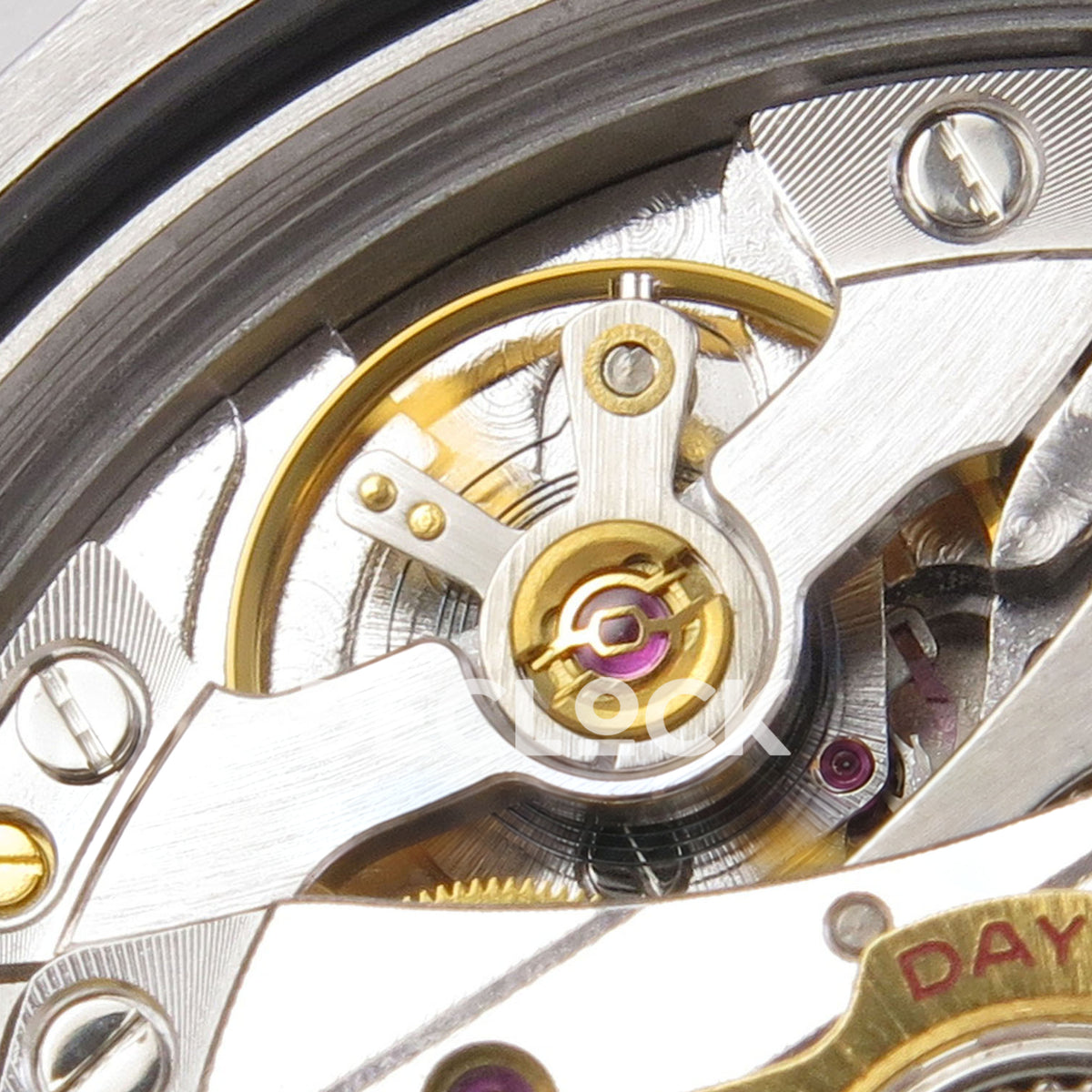 Rolex Daytona 126506 BTF replica, balance assembly close-up