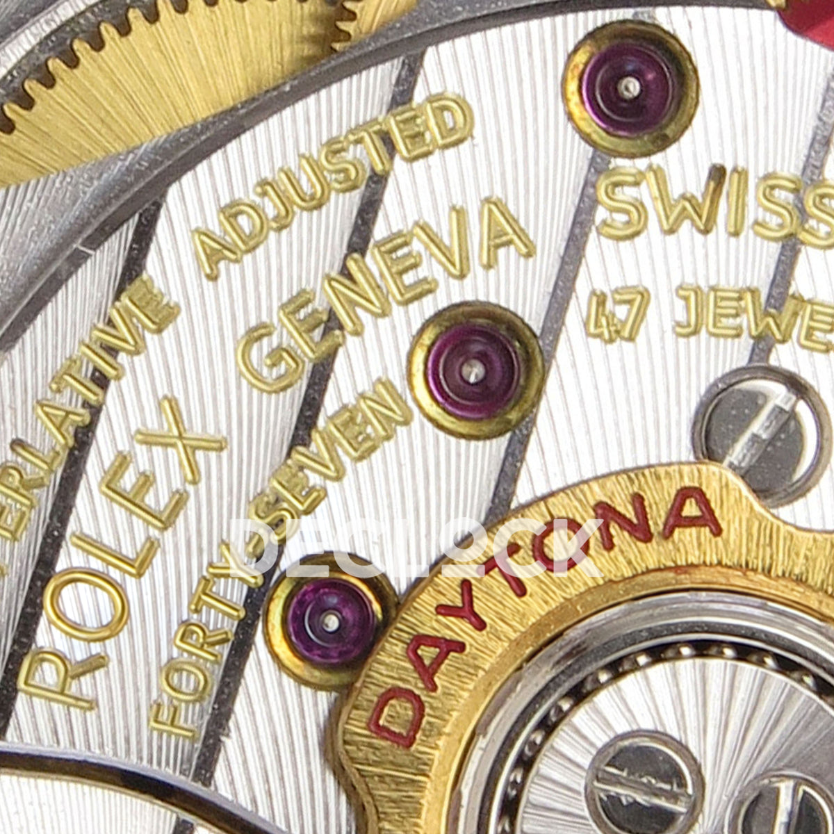Rolex Daytona 126506 BTF replica, movement engravings