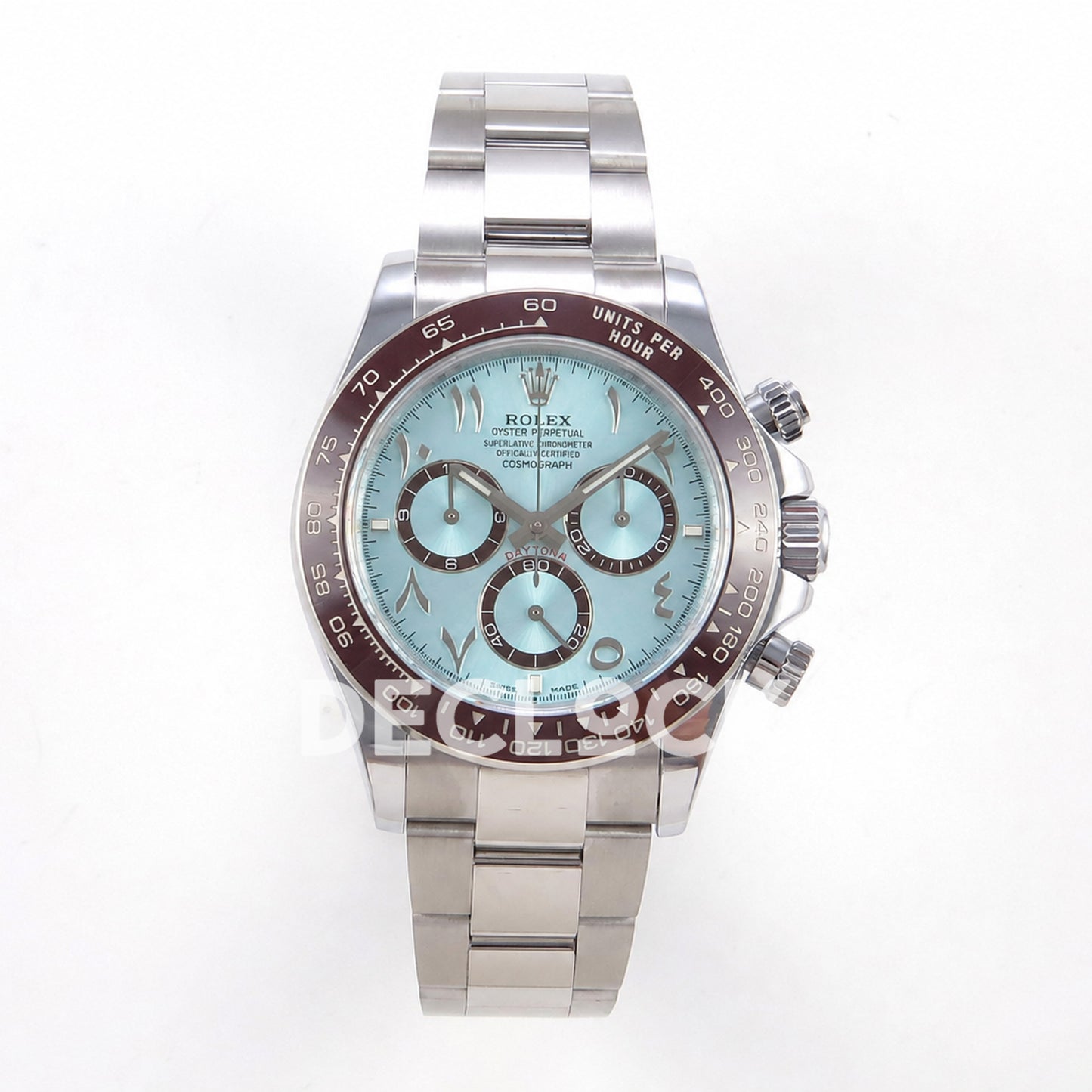 Rolex Daytona 40mm 126506 Ice Blue Arabic QF JH4131 Free Sprung Replica