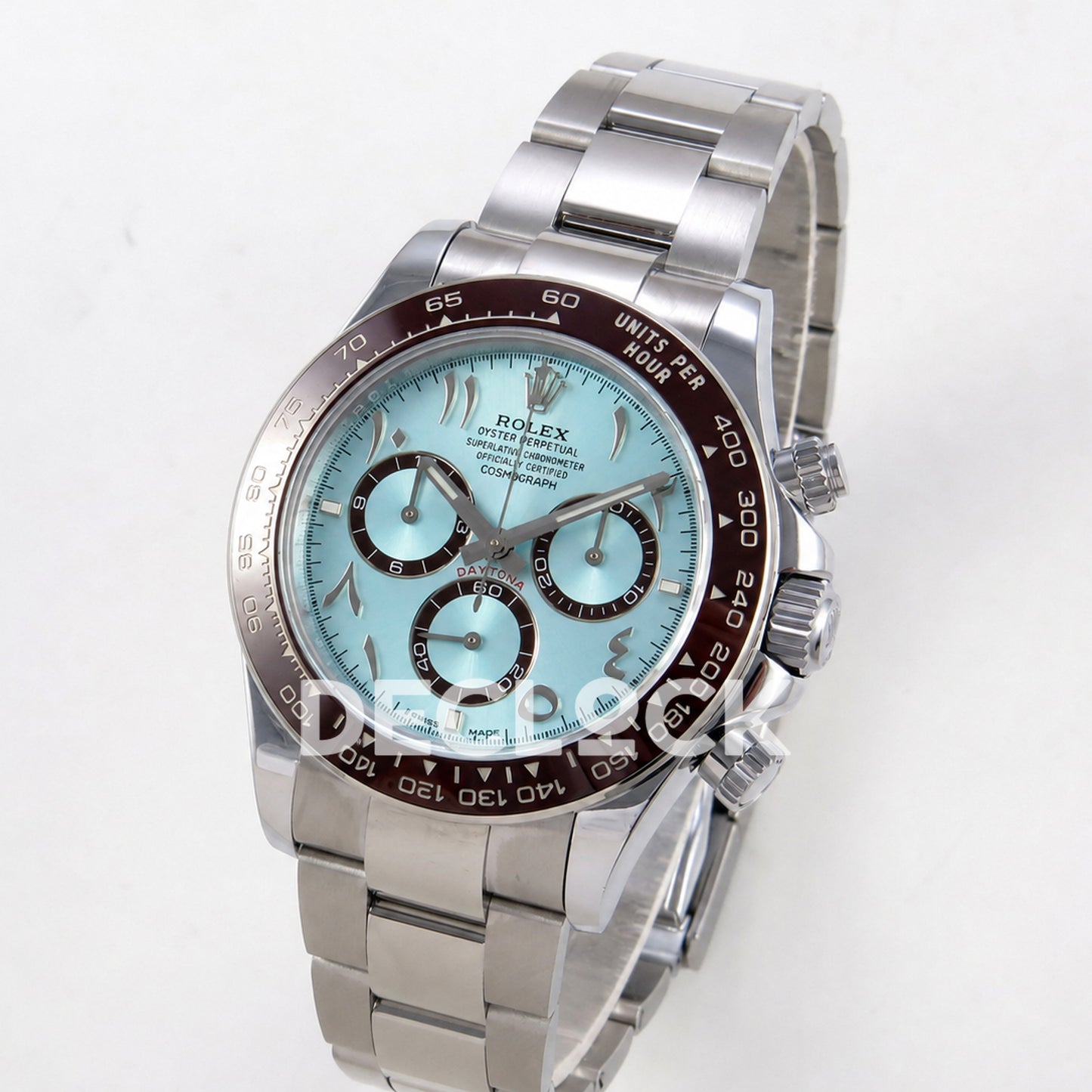 Rolex Daytona 40mm 126506 Ice Blue Arabic QF JH4131 Free Sprung Replica