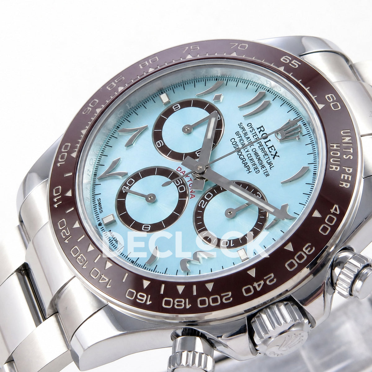 Rolex Daytona 40mm 126506 Ice Blue Arabic QF JH4131 Free Sprung Replica