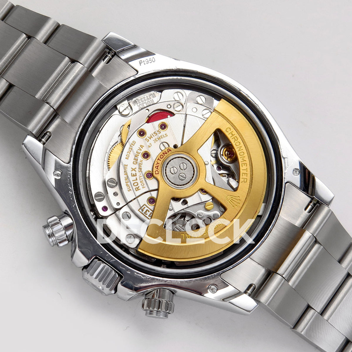 Rolex Daytona 126506 QF V13 ice-blue dial replica - JH4131 movement with caseback removed