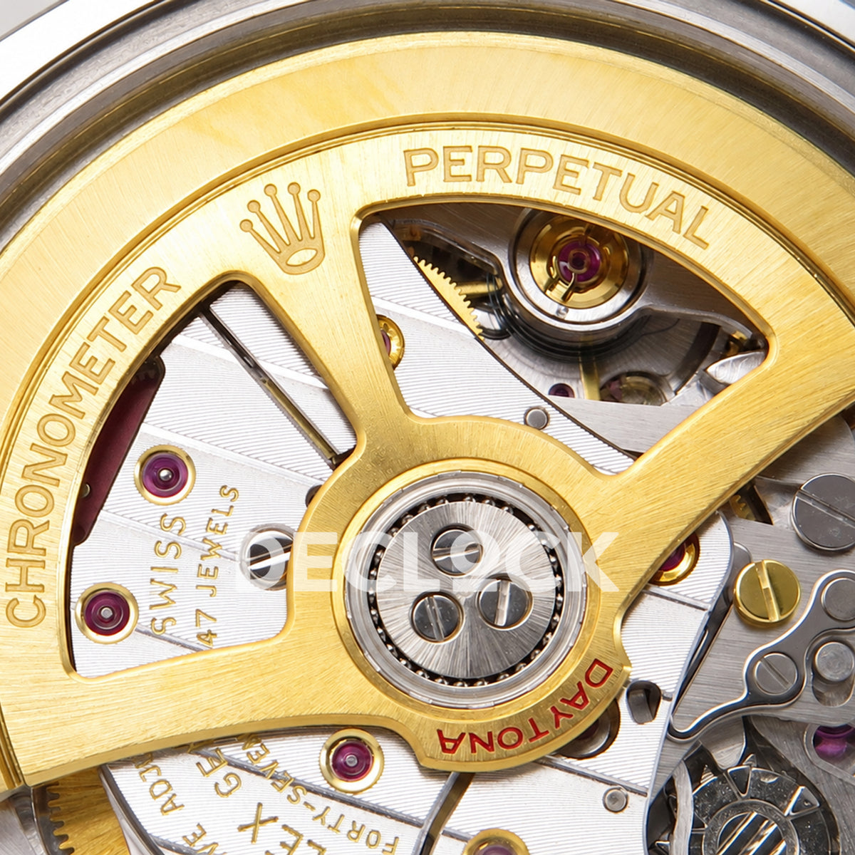 Rolex Daytona 126506 VSF, ice blue diamond markers, VS4131 V3s weighted — rotor detail