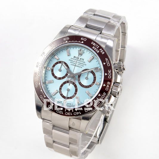 Rolex Daytona 126506 VSF, ice blue diamond markers, VS4131 V3s weighted — three quarter