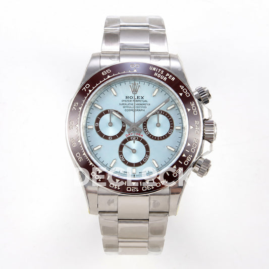Rolex Daytona 126506 VSF, ice blue stick markers, VS4131 V3s weighted — front