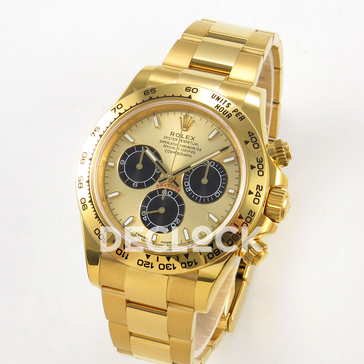 Rolex Daytona 126508 BTF replica, angled front view