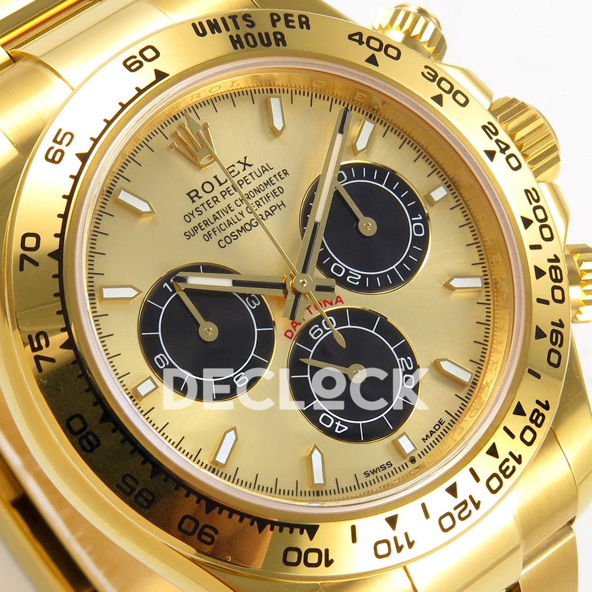 Rolex Daytona 126508 BTF replica, chronograph subdial detail