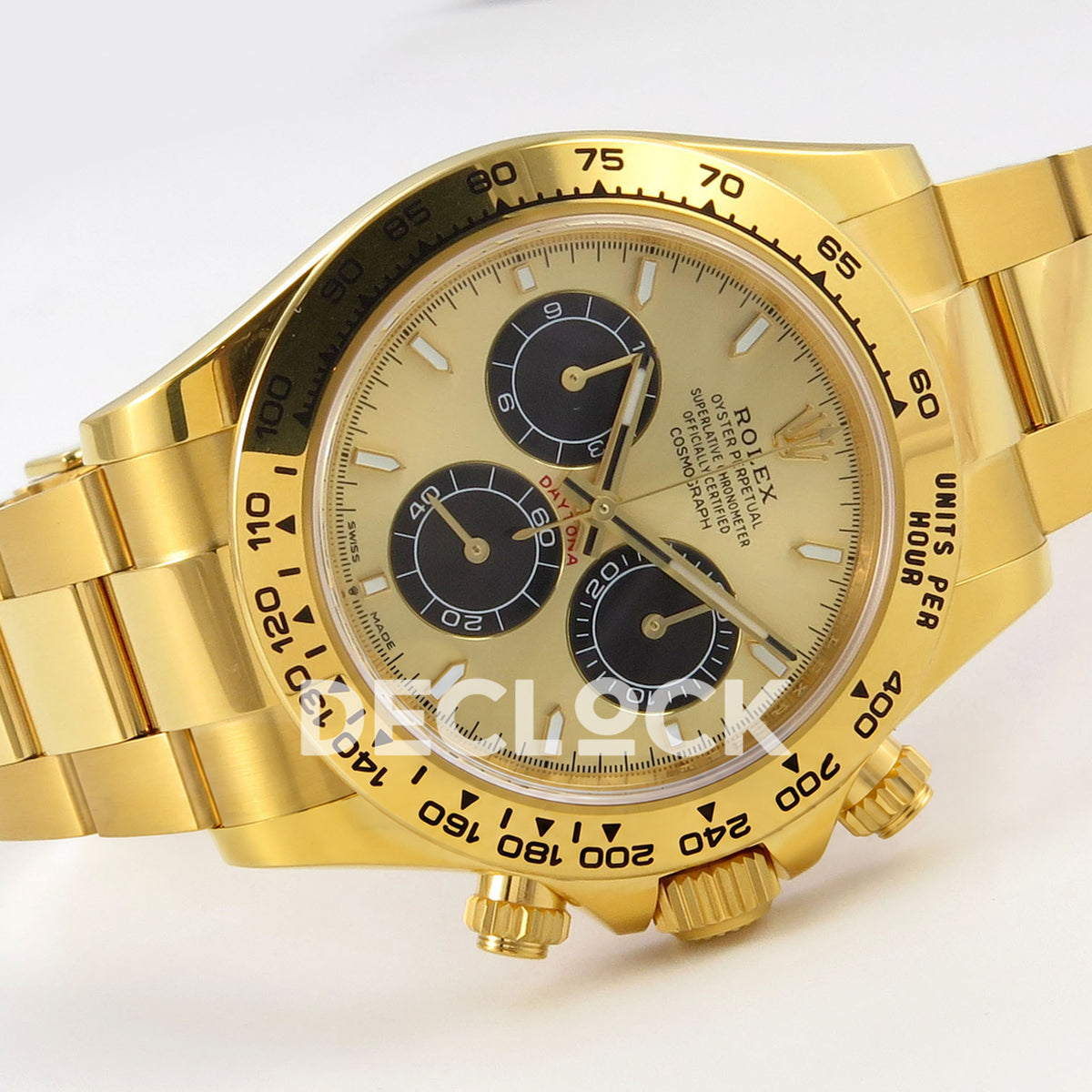 Rolex Daytona 126508 BTF replica, angled full watch view