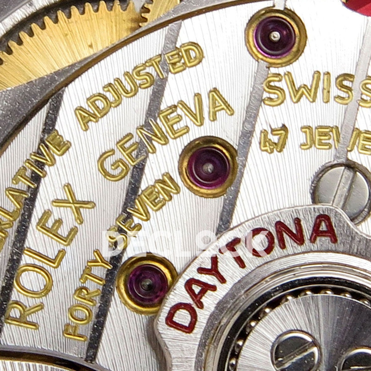 Rolex Daytona 126508 BTF replica, movement engravings