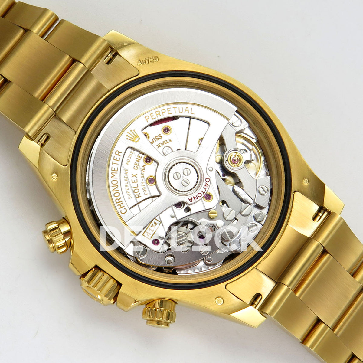 Rolex Daytona 126508 RWF replica - automatic chronograph movement and decorated rotor in alternate position