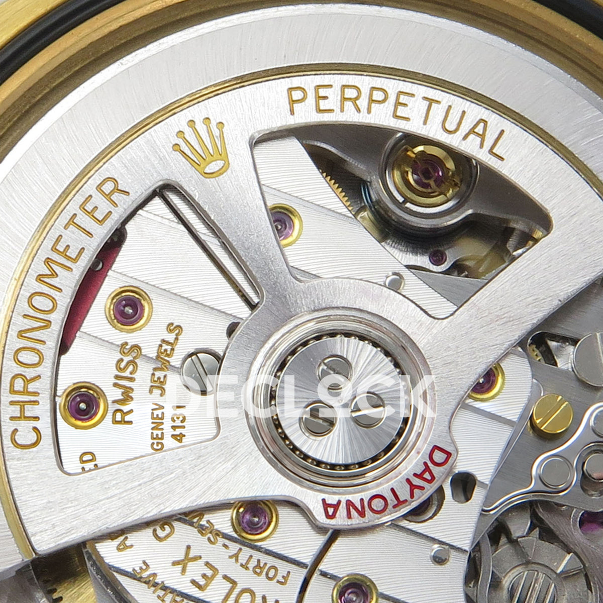 Rolex Daytona 126508 RWF replica - decorated rotor with Perpetual and Chronometer inscriptions