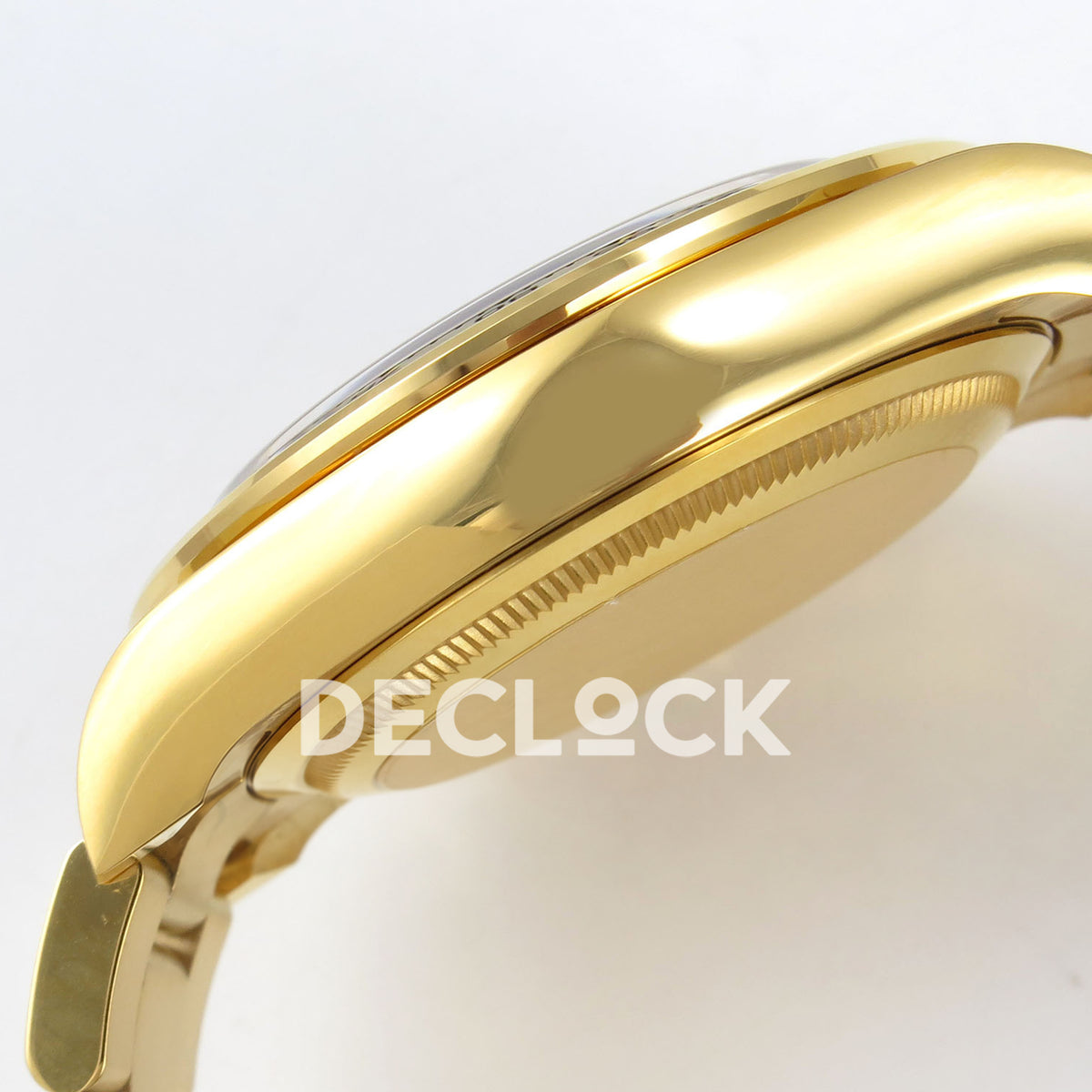 Rolex Daytona 126508 VSF replica - yellow-gold-finish case profile