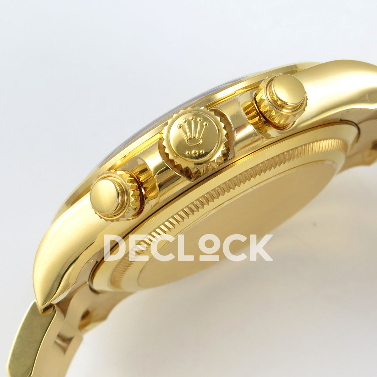 Rolex Daytona 126508 VSF replica - winding crown and chronograph pushers