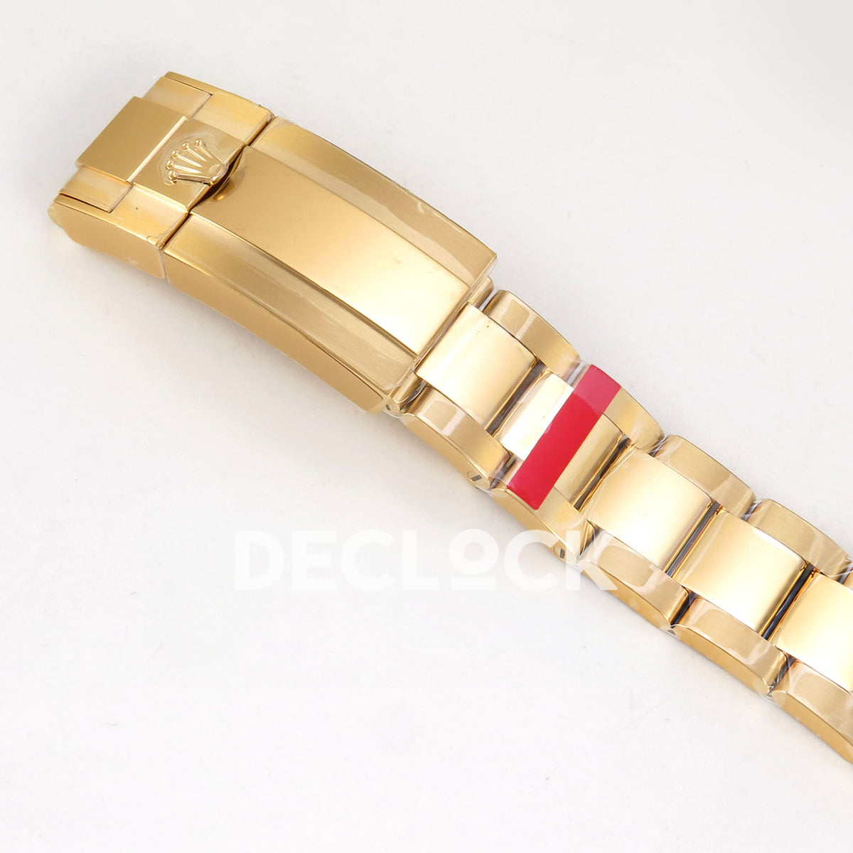Rolex Daytona 126508 VSF VS4131 V3 green replica - closed folding clasp and gold-finish bracelet