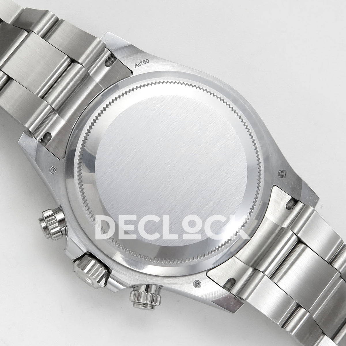 Rolex Daytona 126509 BTF replica - closed brushed caseback with original engraved markings