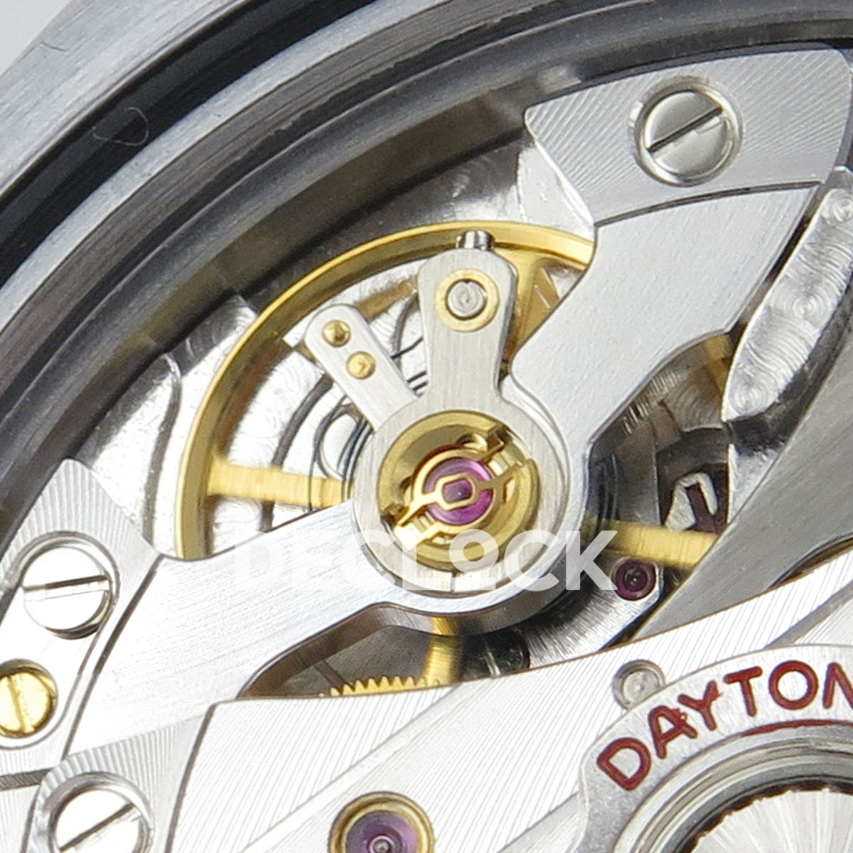Rolex Daytona 126509 BTF replica - original DD4131 automatic chronograph movement, silver rotor, jewels, screws and physical engravings