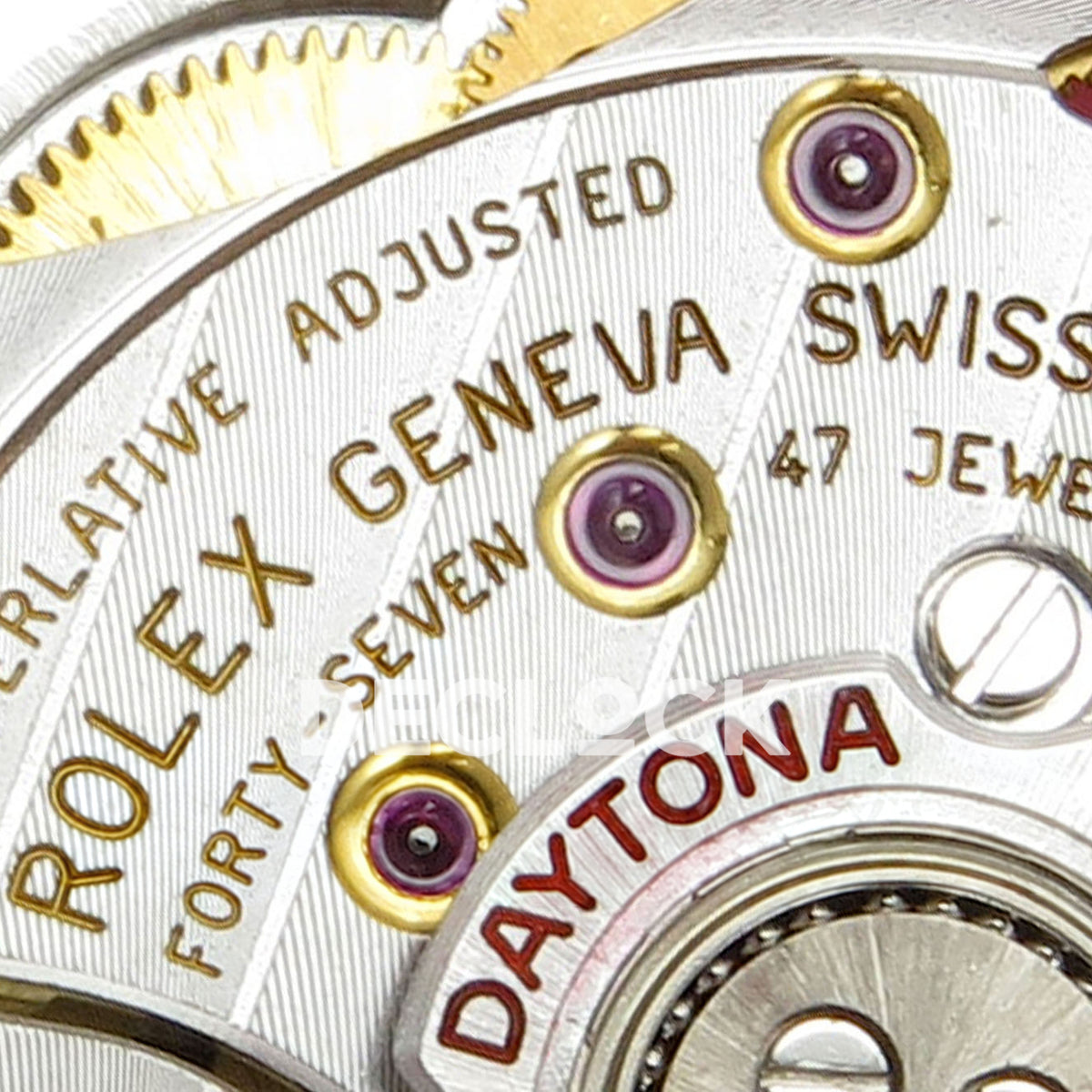 Rolex Daytona 126515 Clean Plus replica - DD4131 movement plate engravings and jewels