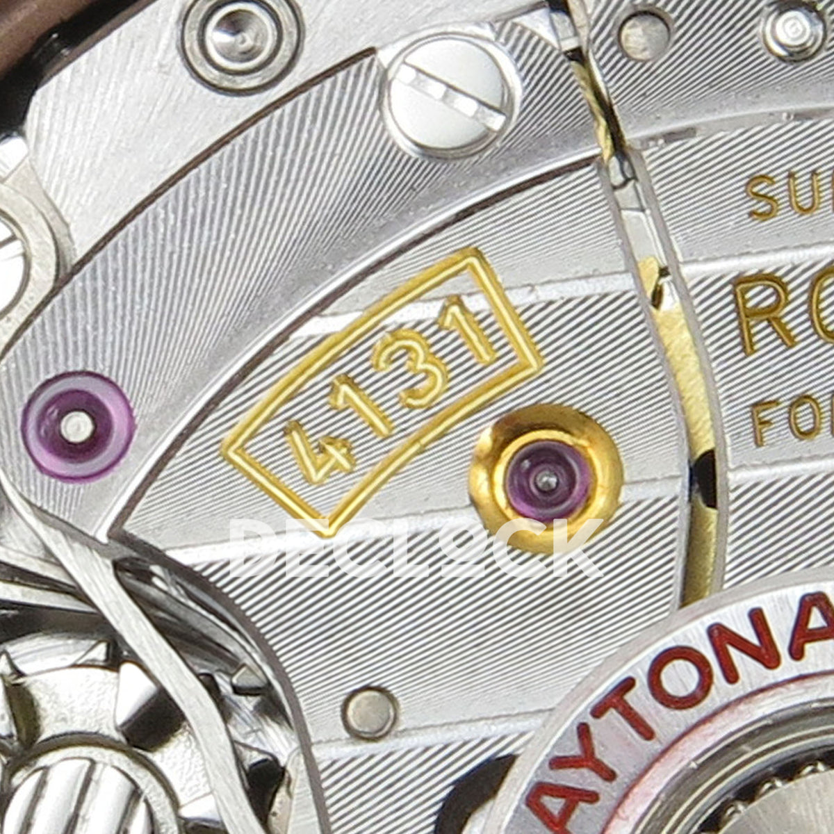 Rolex Daytona 126515 Clean Plus replica - 4131 calibre marking close-up