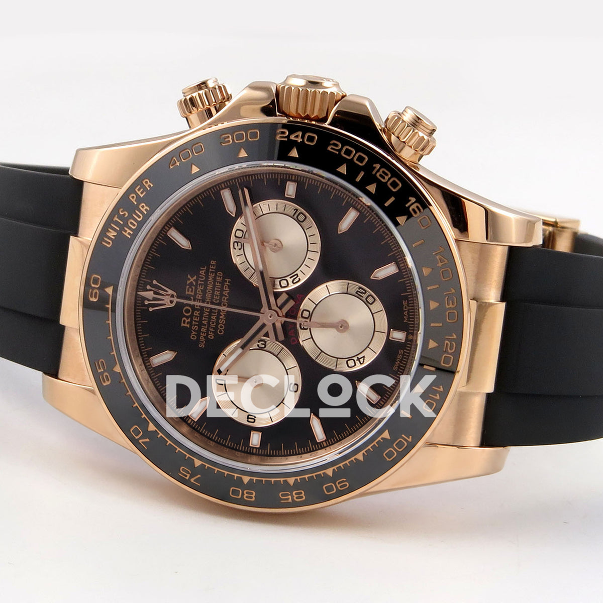 Rolex Daytona 126515 ZF replica - opposite horizontal front view