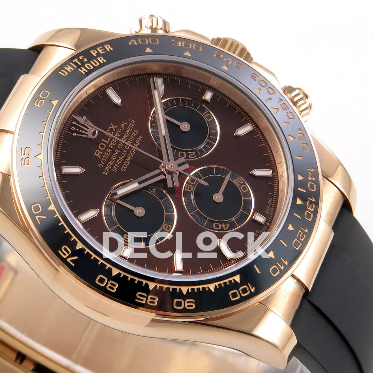 Rolex Daytona 126515 ZF replica - opposite angled dial view