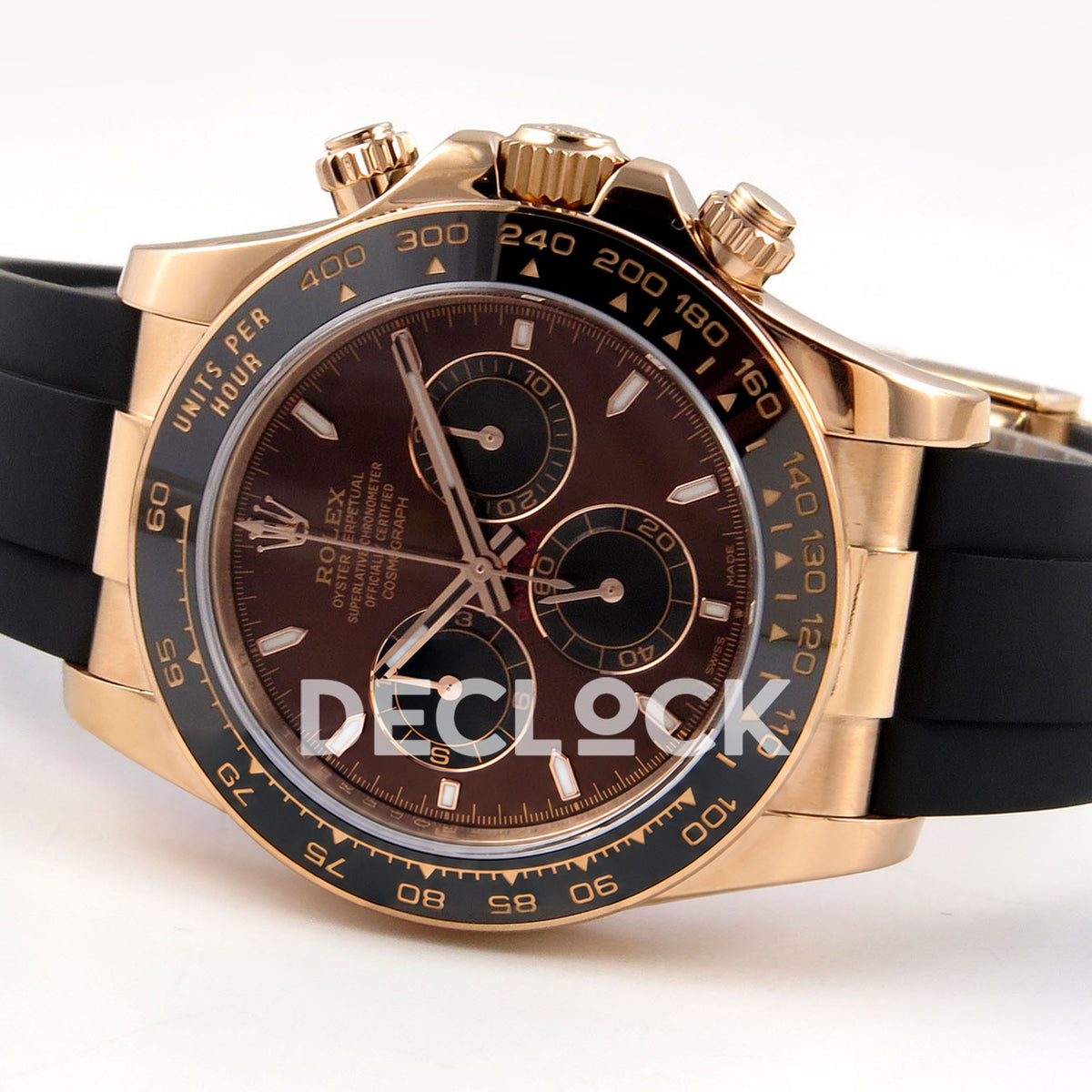 Rolex Daytona 126515 ZF replica - opposite horizontal front view