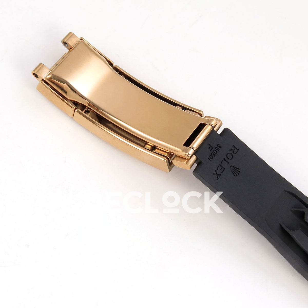 Rolex Daytona 126515 ZF replica - inside clasp and factory rubber strap marking