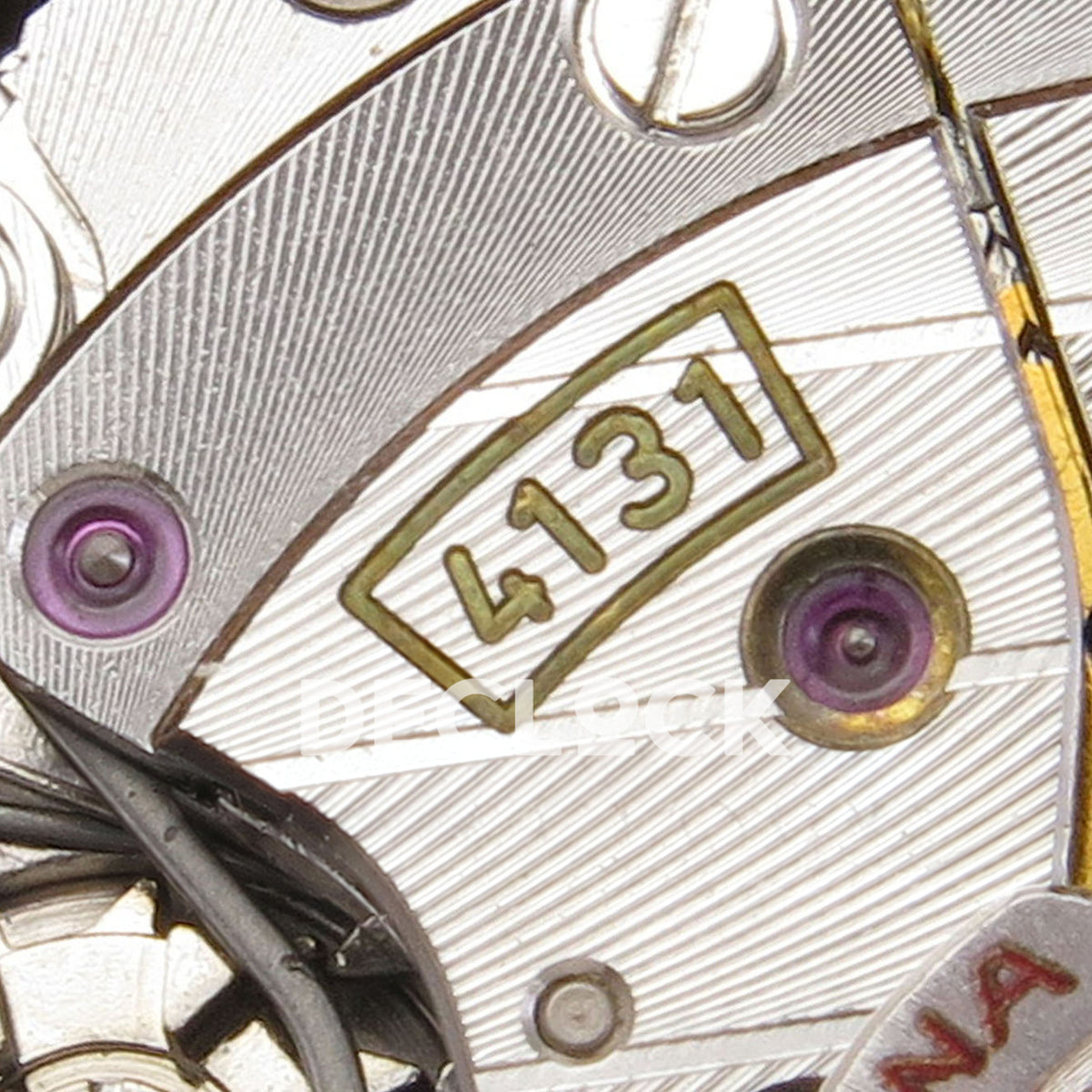 Rolex Daytona 126515 ZF replica - 4131 calibre marking and movement parts close-up