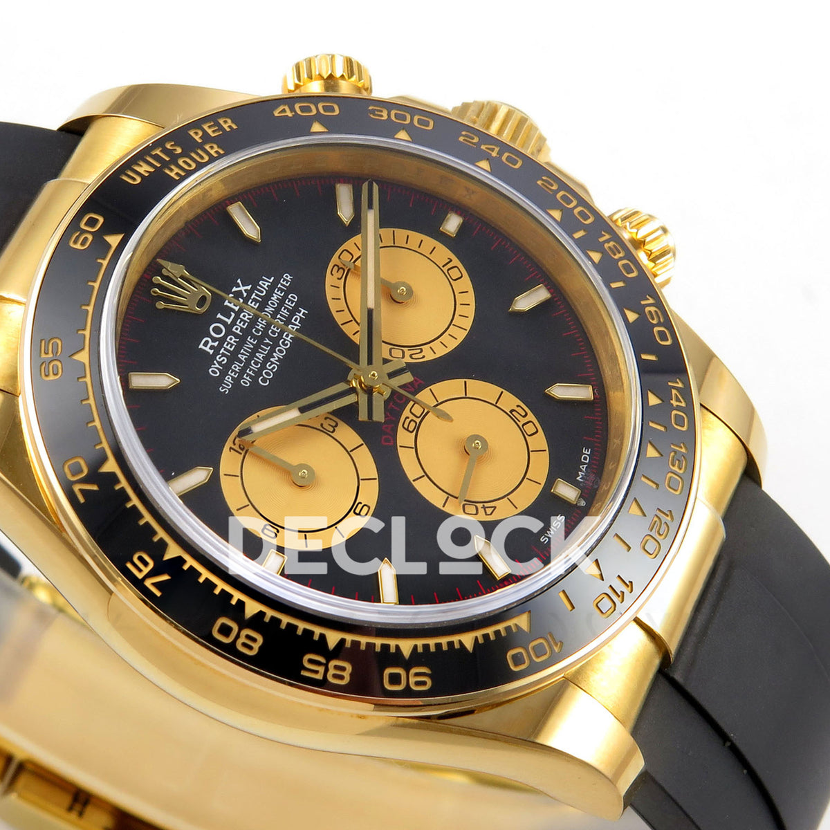 Rolex Daytona 126518 ERF replica - opposite angled dial view