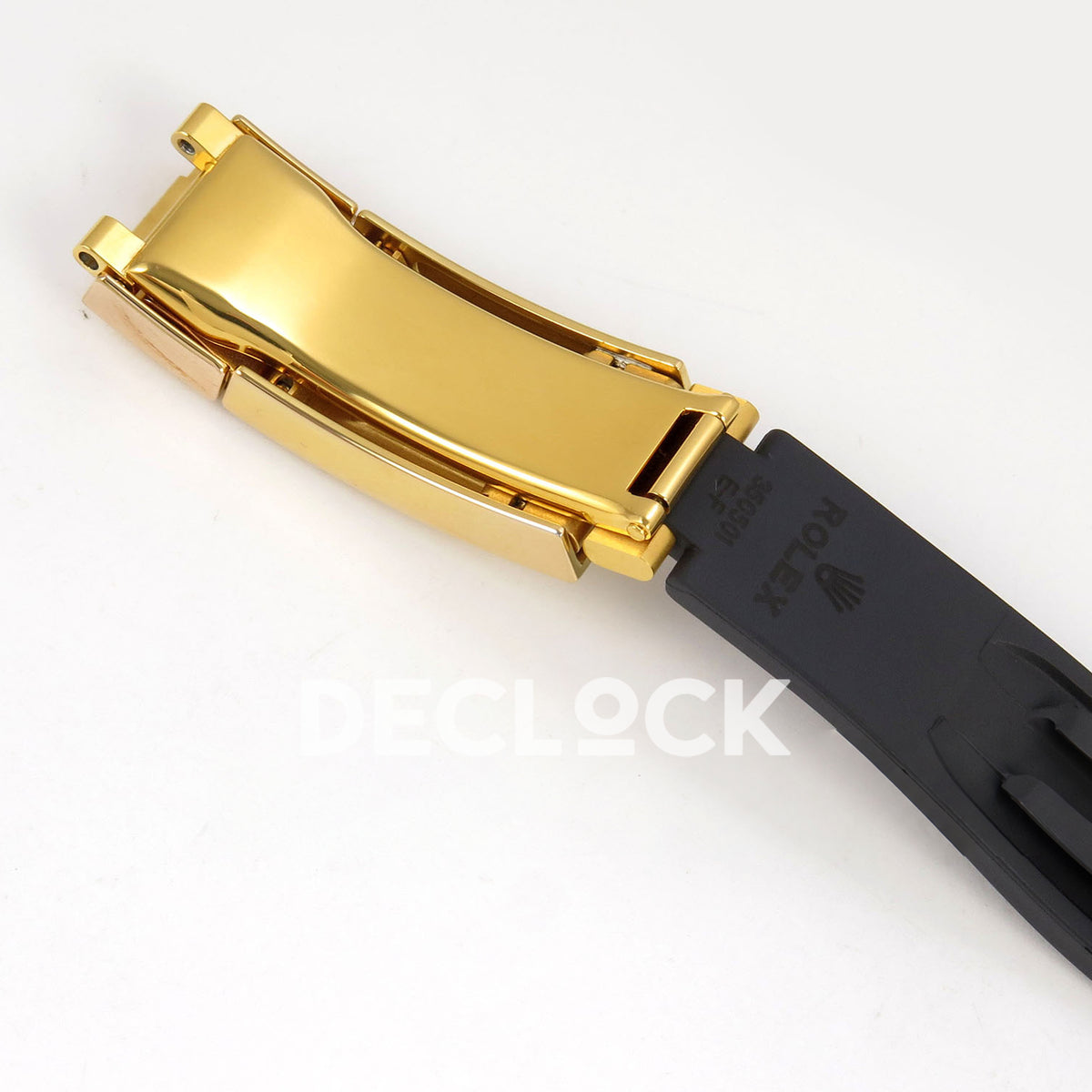 Rolex Daytona 126518 ERF replica - inside clasp and inner rubber strap markings