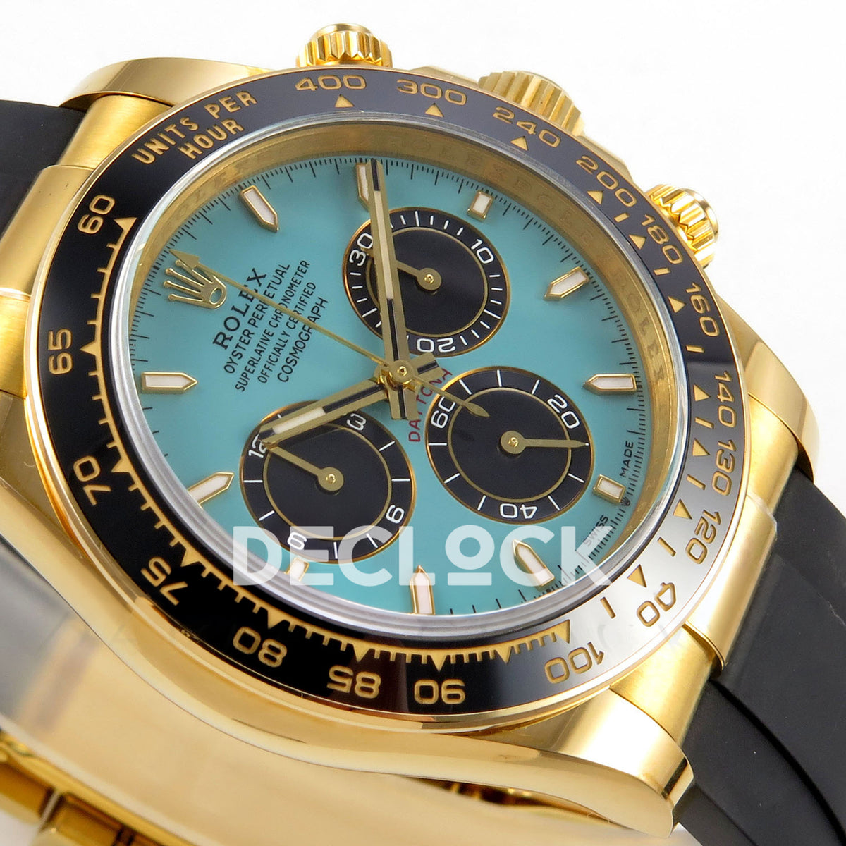 Rolex Daytona 126518 ERF replica - opposite angled dial view