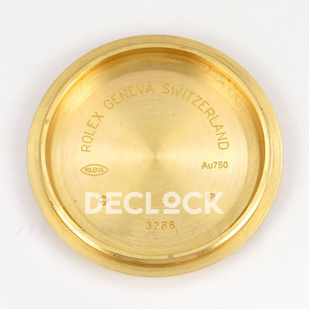 Rolex Daytona 126518 ERF replica - caseback interior and engravings